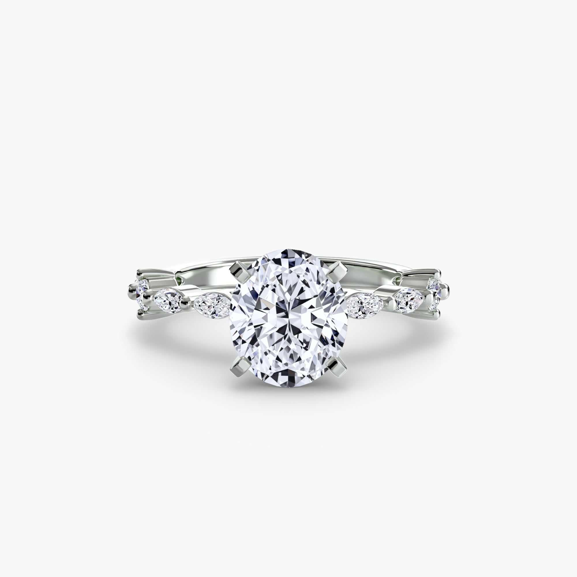 Solitaire with Eternity Pavé - VYKA Diamonds