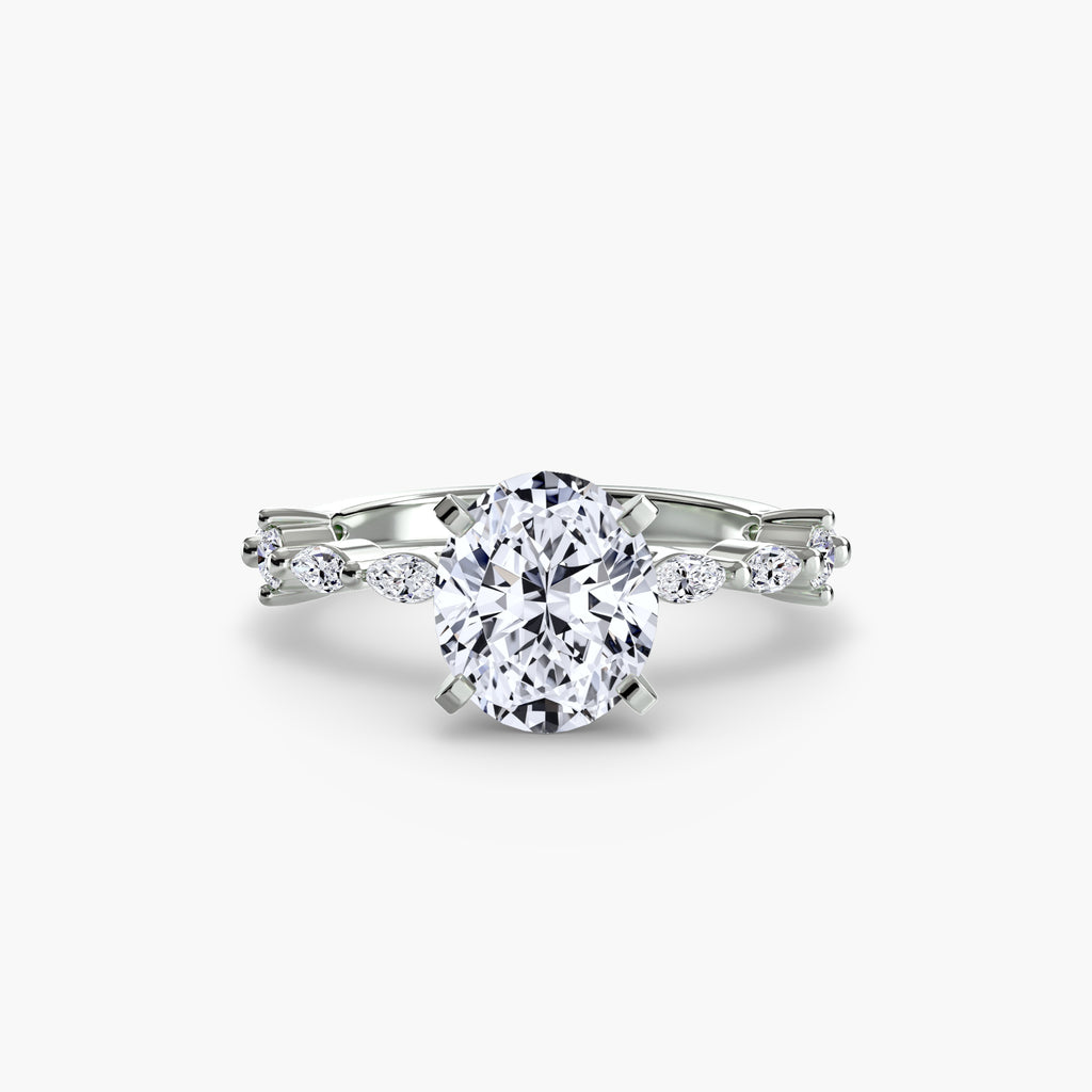 Solitaire with Eternity Pavé - VYKA Diamonds