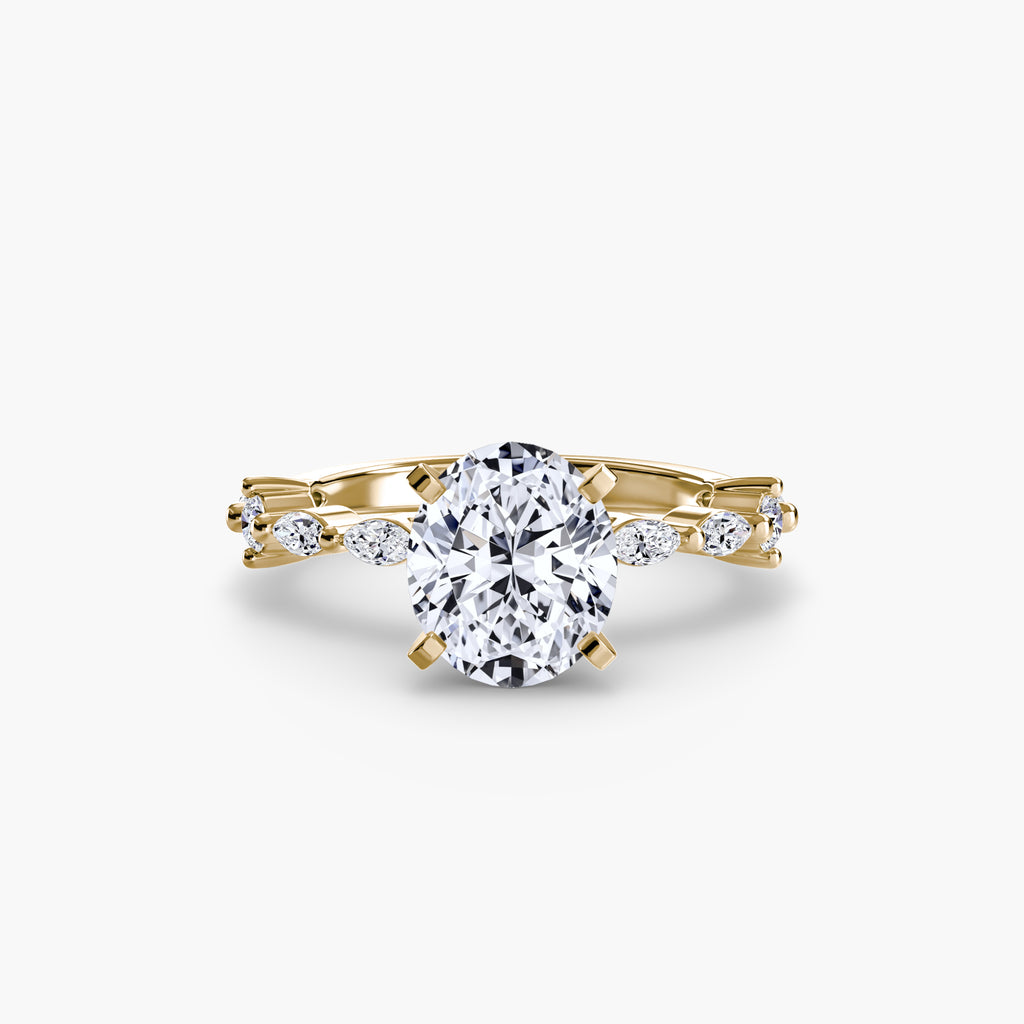 Solitaire with Eternity Pavé - VYKA Diamonds