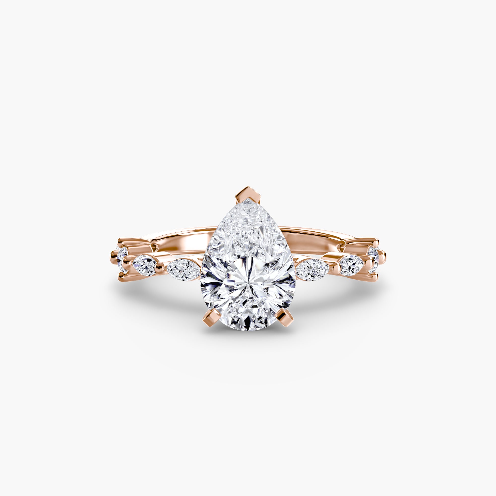 Solitaire with Eternity Pavé - VYKA Diamonds