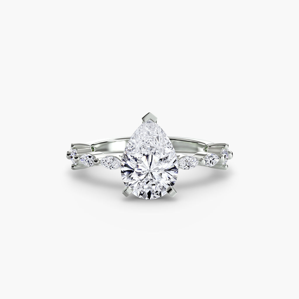 Solitaire with Eternity Pavé - VYKA Diamonds