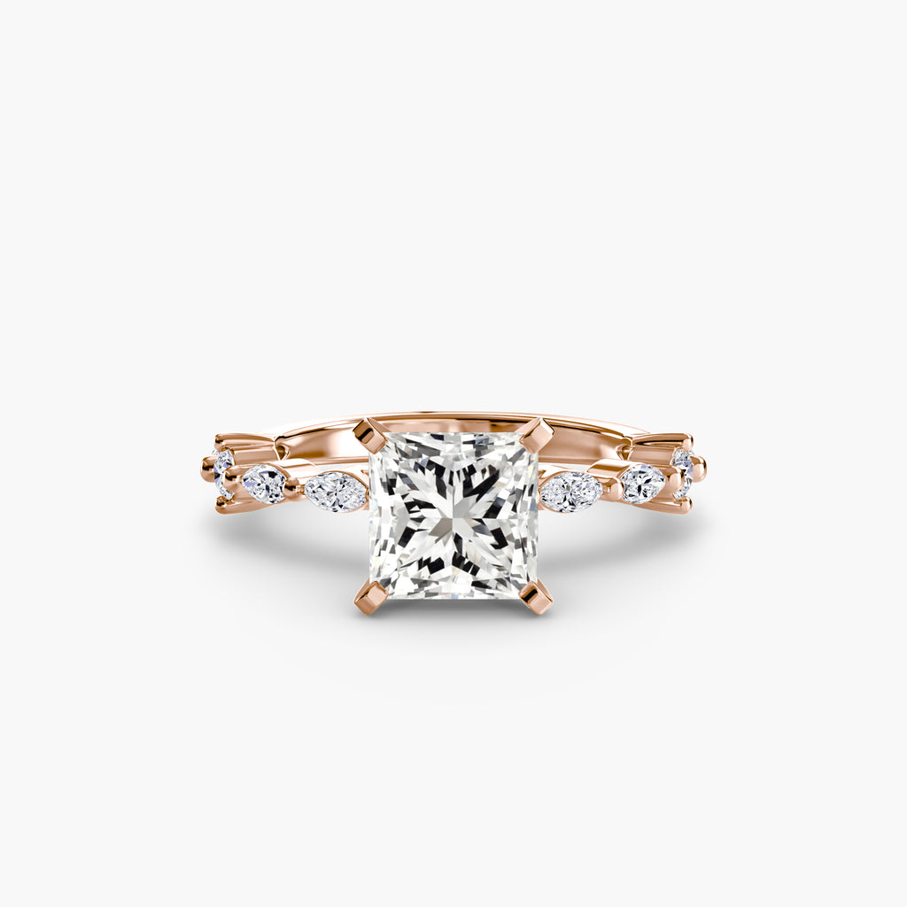 Solitaire with Eternity Pavé - VYKA Diamonds