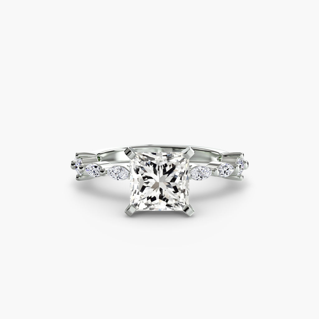 Solitaire with Eternity Pavé - VYKA Diamonds