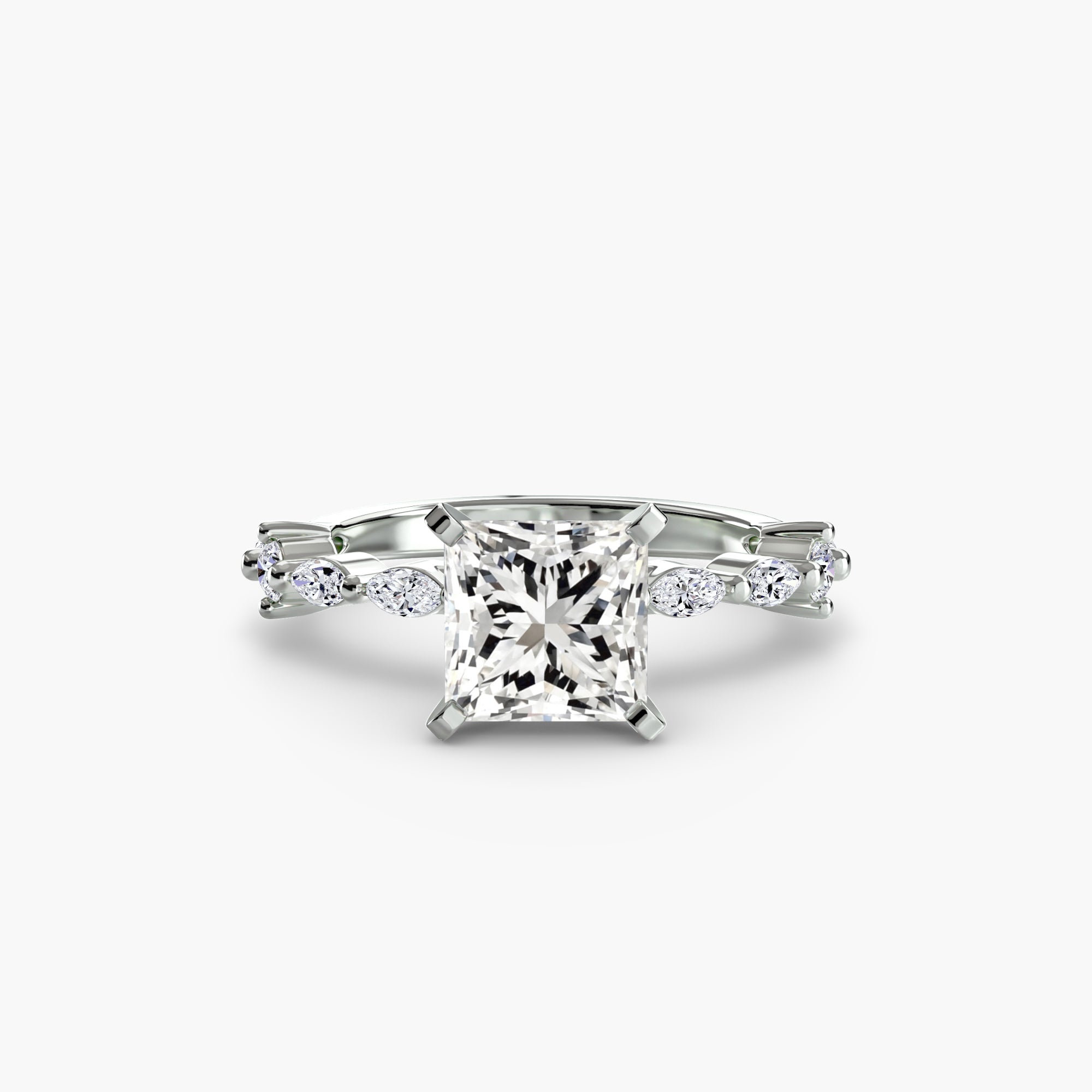 Solitaire with Eternity Pavé - VYKA Diamonds