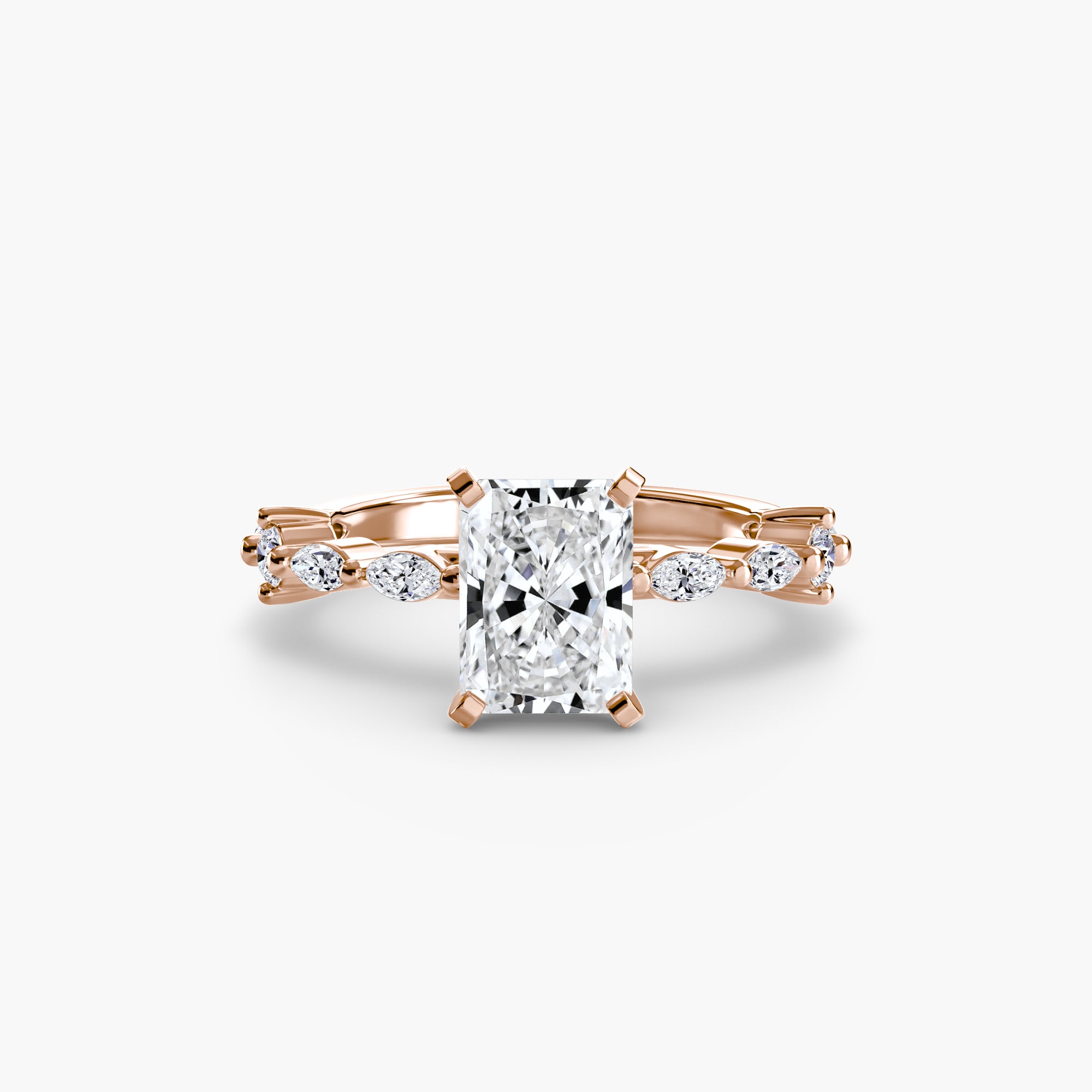 Solitaire with Eternity Pavé - VYKA Diamonds