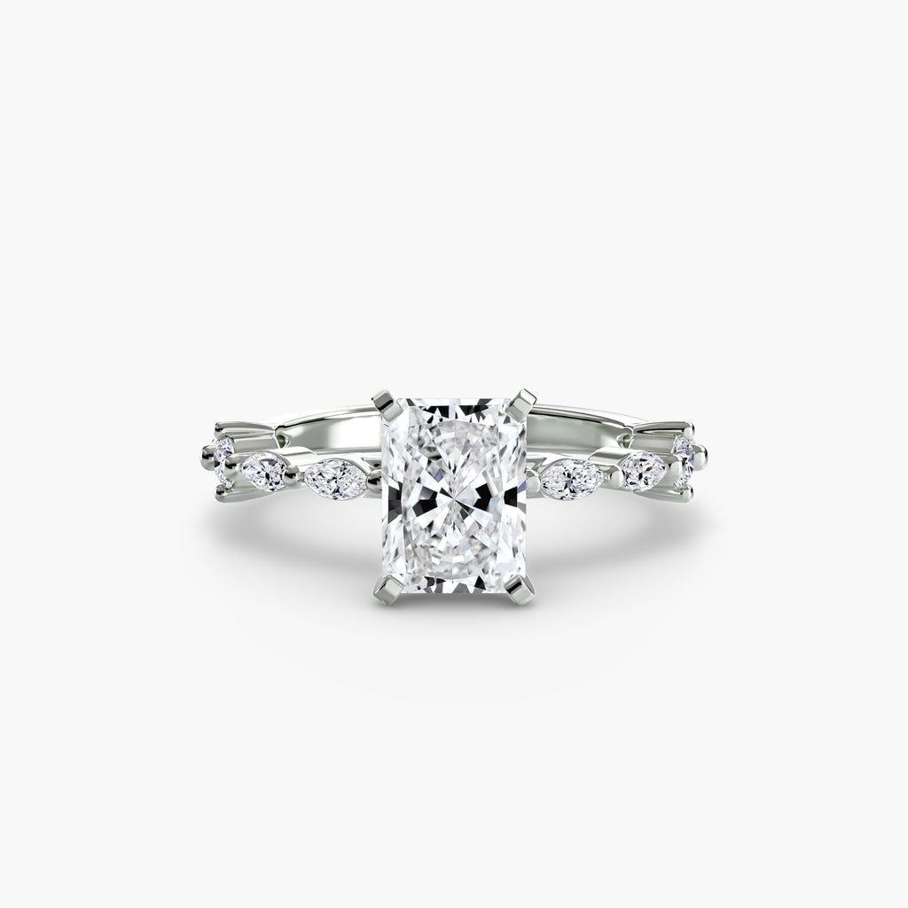 Solitaire with Eternity Pavé - VYKA Diamonds