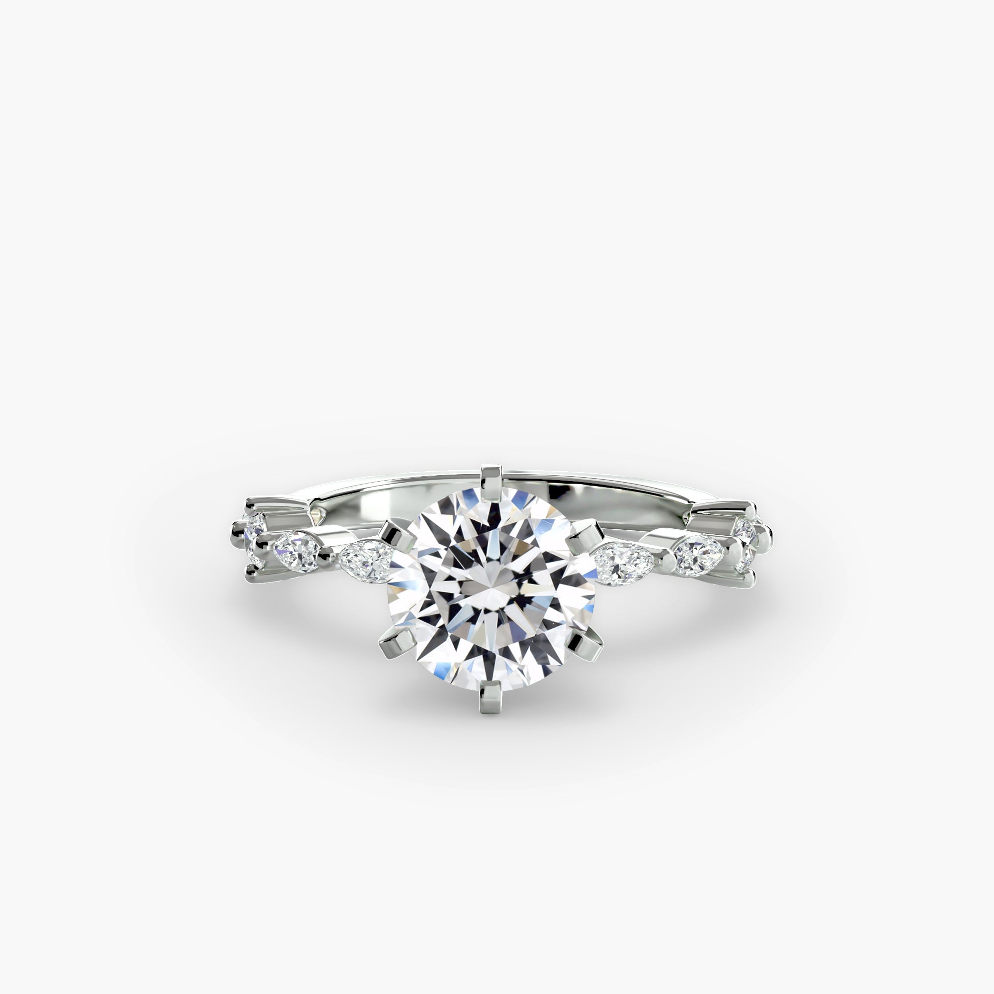 Solitaire with Eternity Pavé - VYKA Diamonds