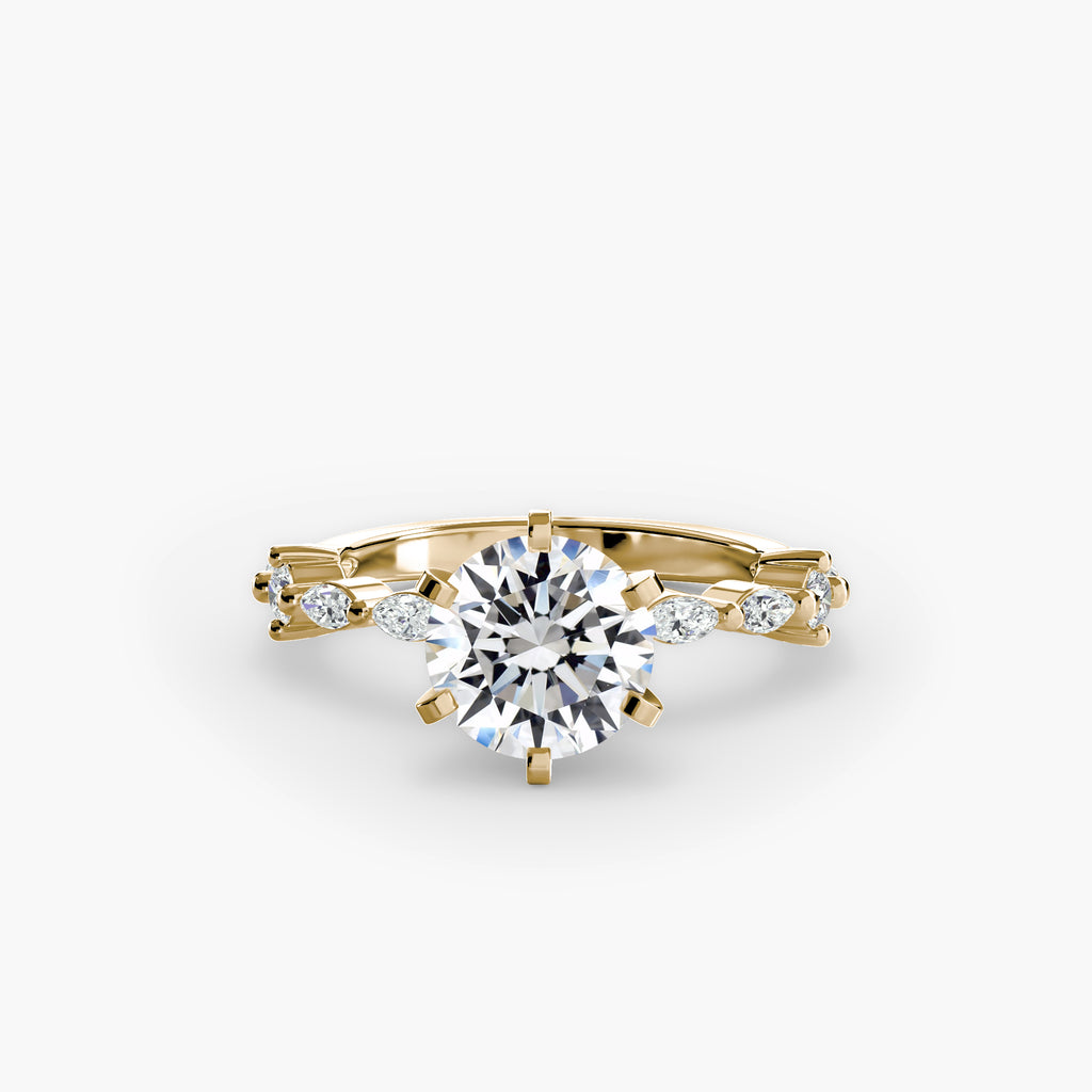 Solitaire with Eternity Pavé - VYKA Diamonds