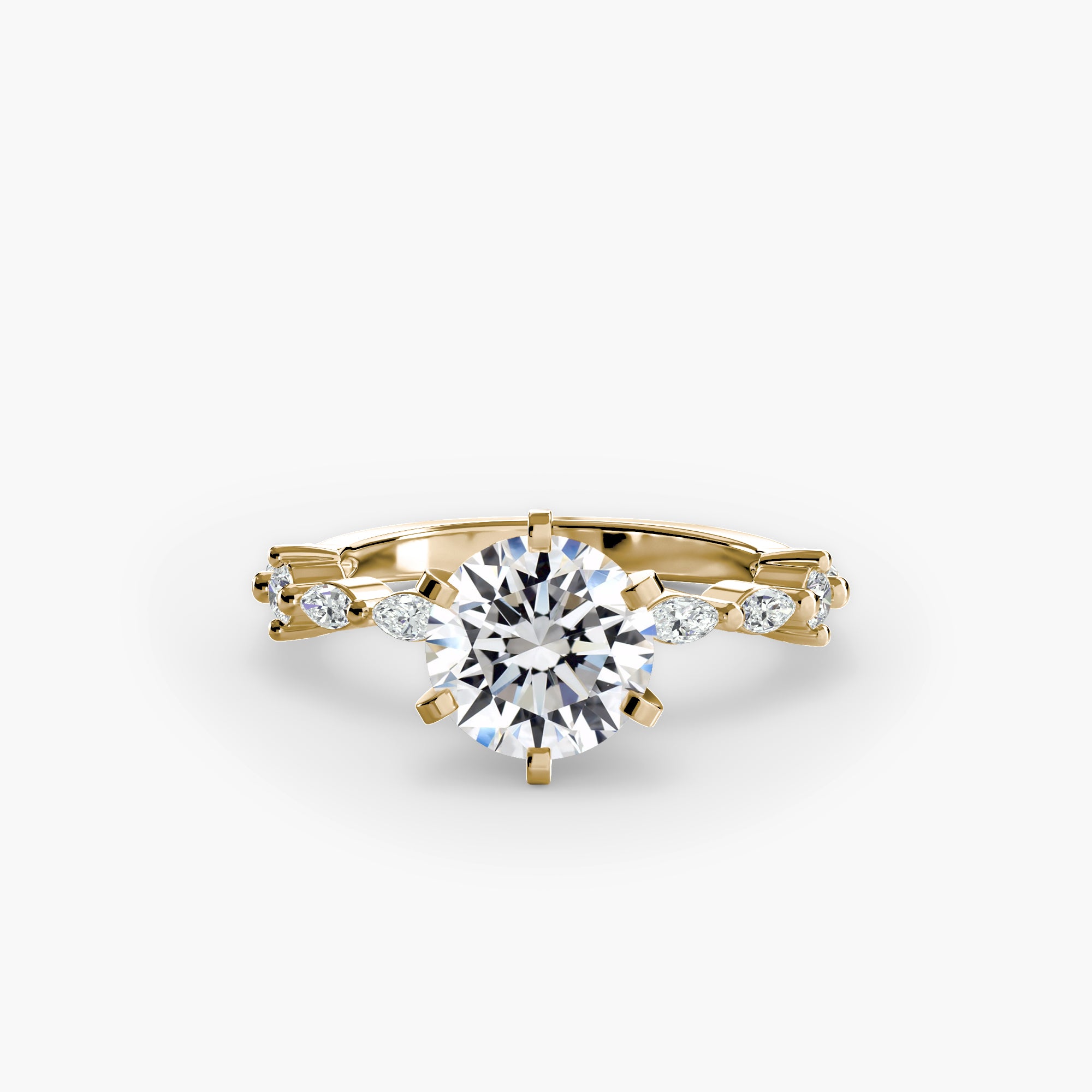 Solitaire with Eternity Pavé - VYKA Diamonds