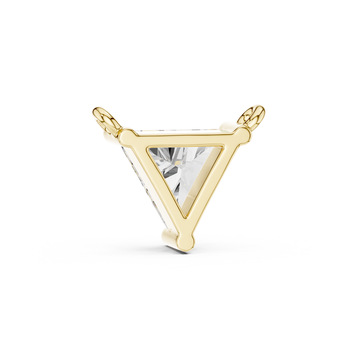 Trillion Diamond Solitaire Necklace
