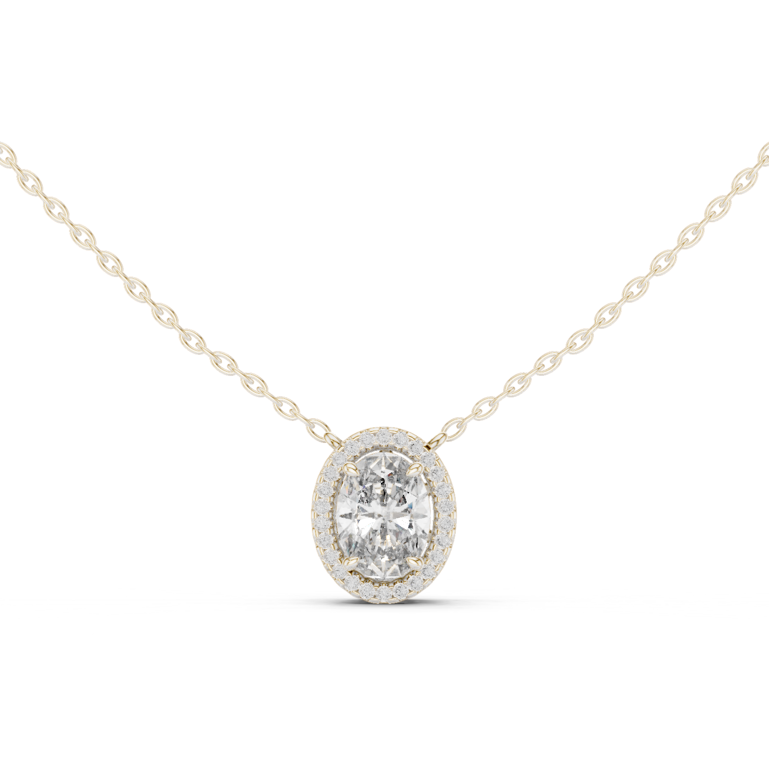 Filigree Wheel Bezel Diamond Pendant in White Gold - VYKA Diamonds