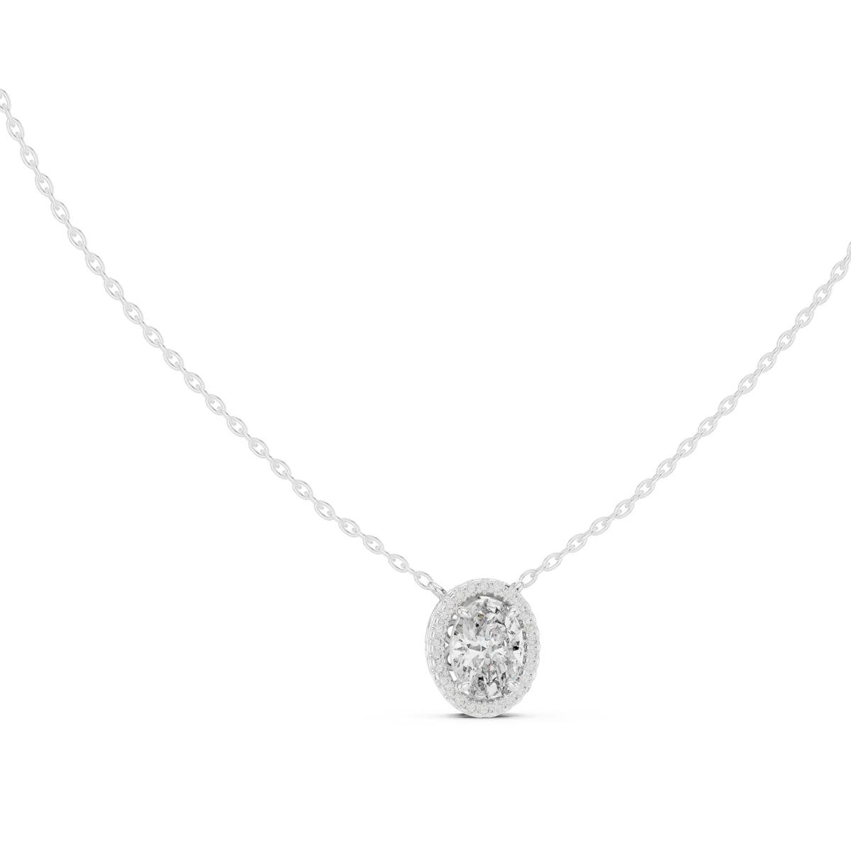 Filigree Wheel Bezel Diamond Pendant