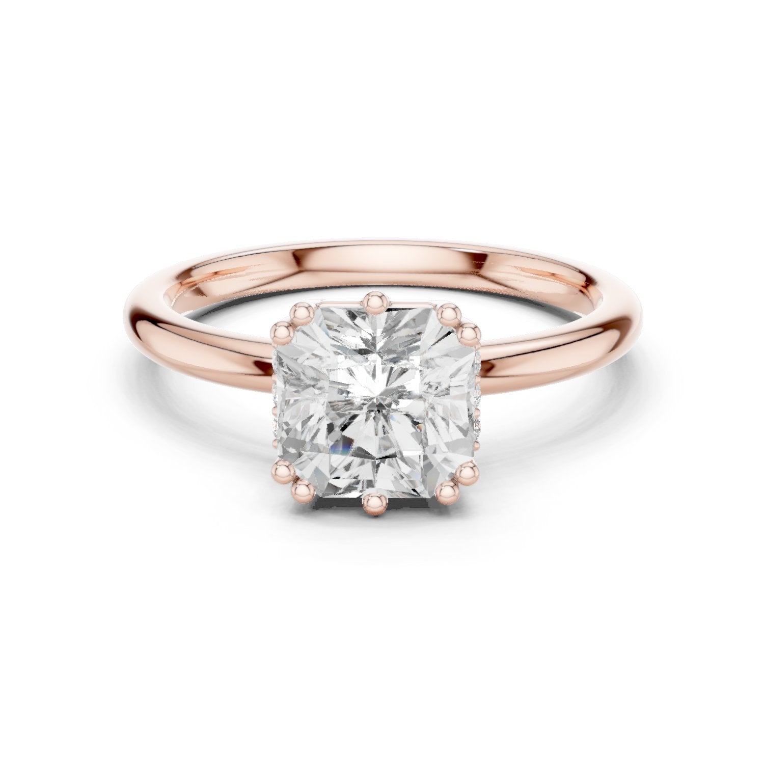 Radiant Cut Solitaire Engagement Ring