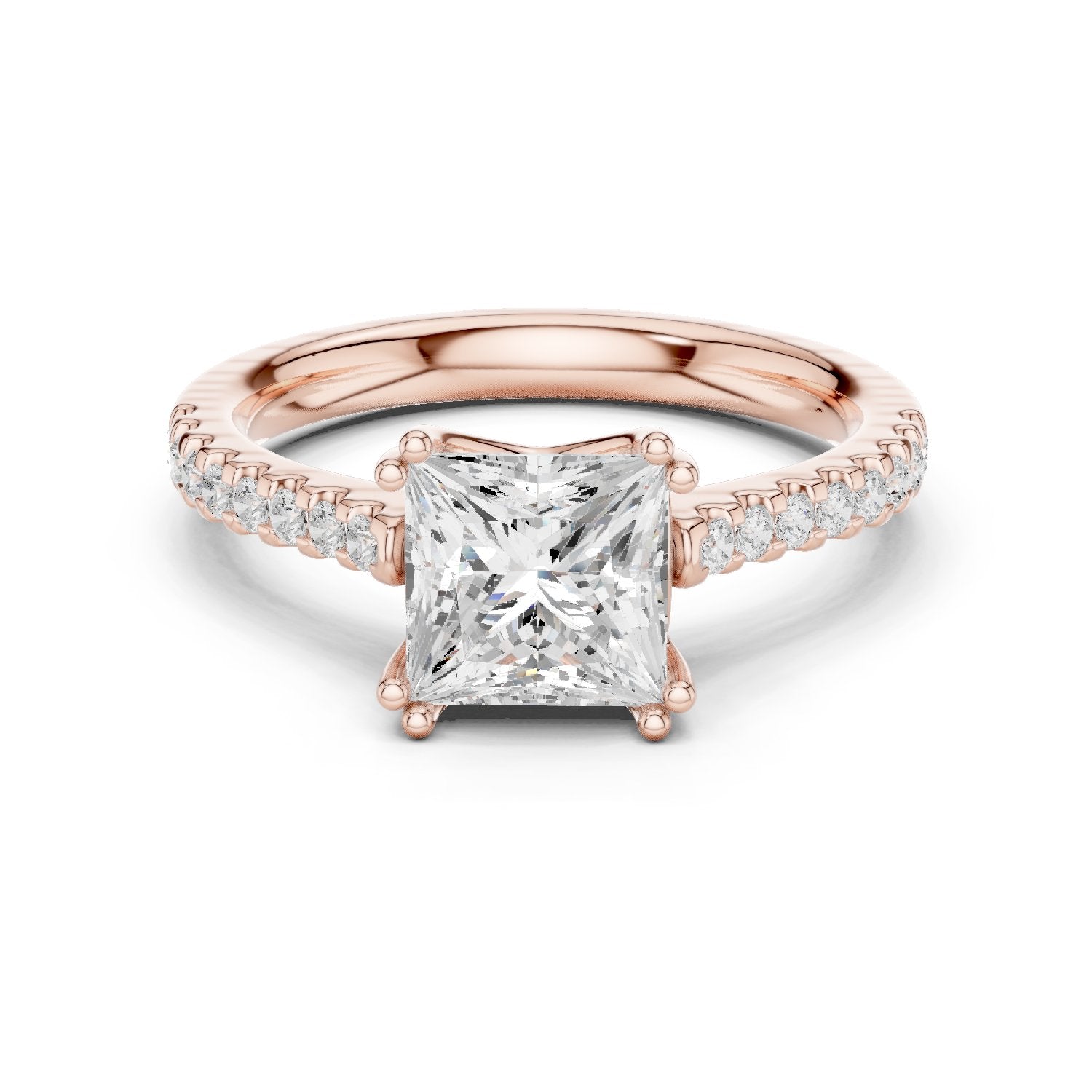 Brilliant Halo Diamond Engagement Ring