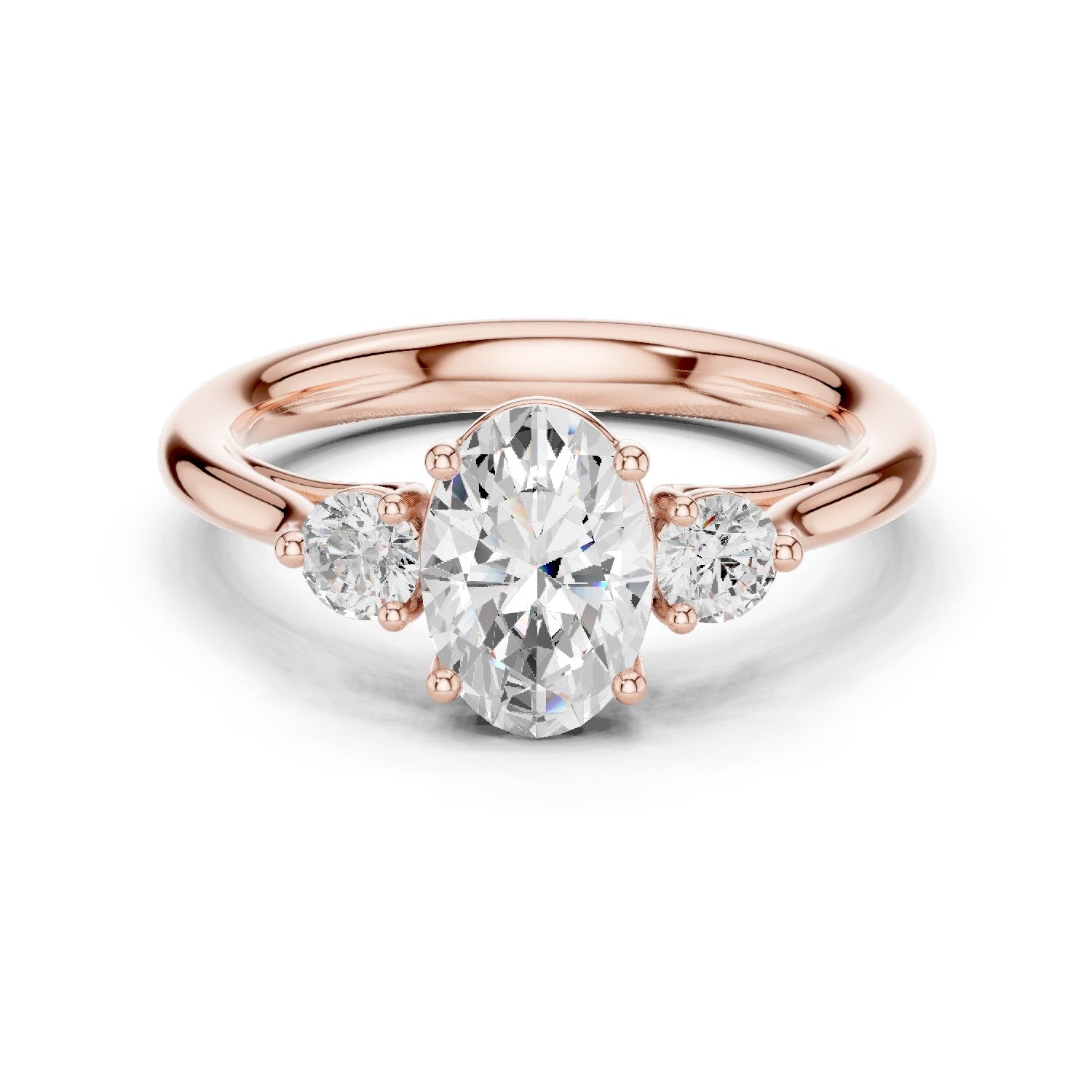 Oval Trilogy Ring
