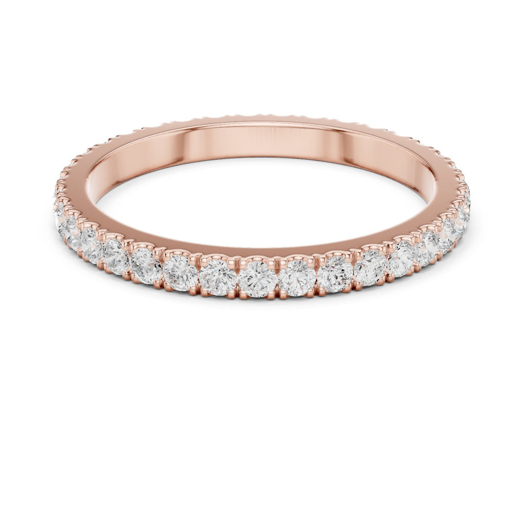 Round Diamond Eternity Band