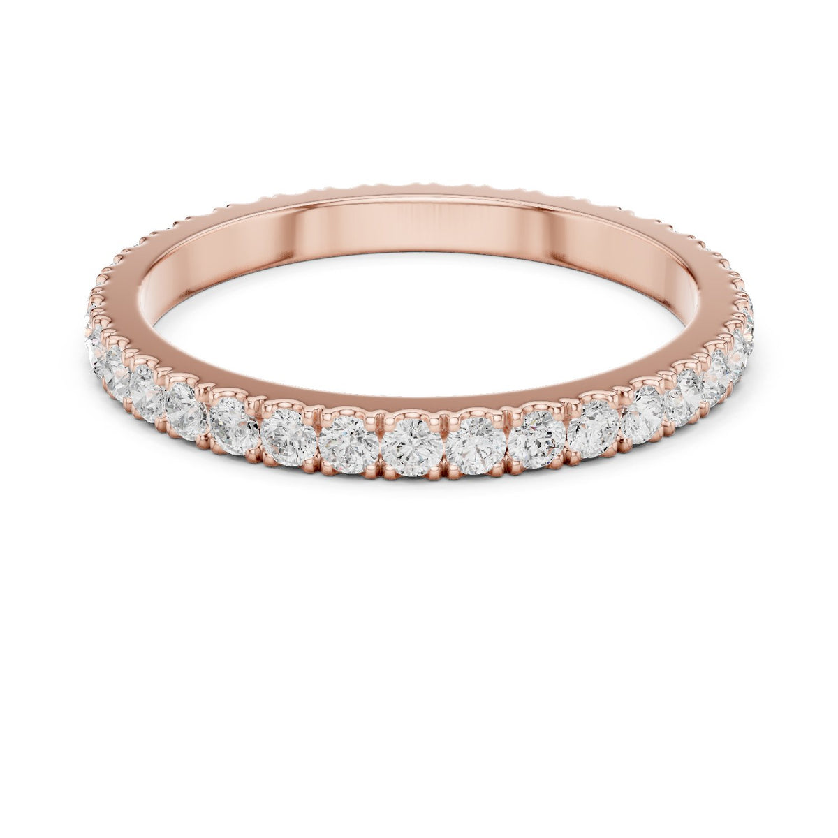 Round Diamond Eternity Band