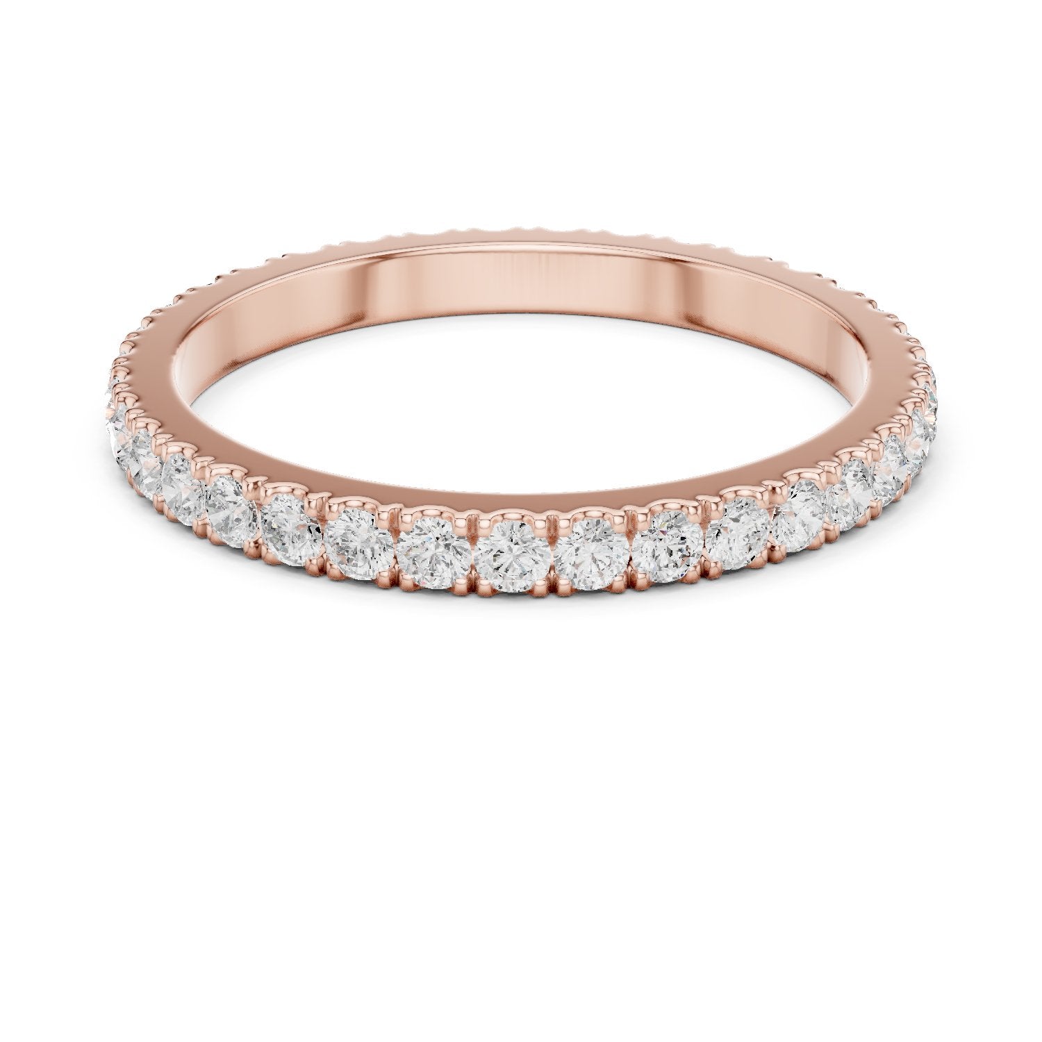 Round Diamond Eternity Band