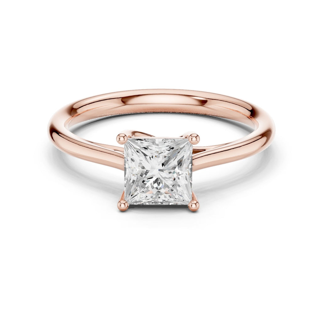 Princess Cut Solitaire Engagement Ring