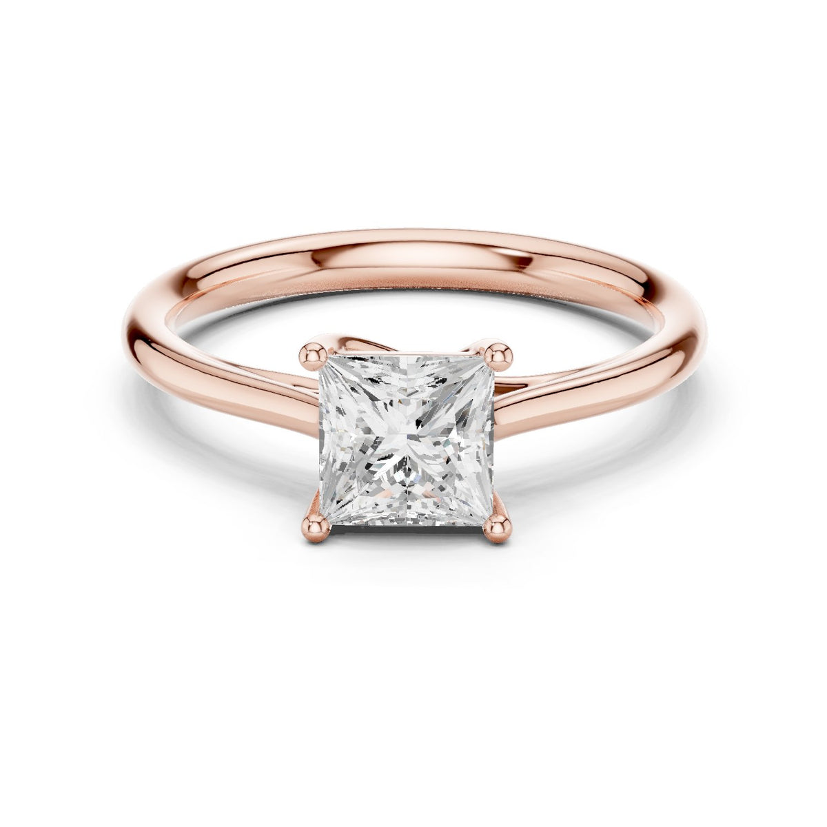 Princess Cut Solitaire Engagement Ring