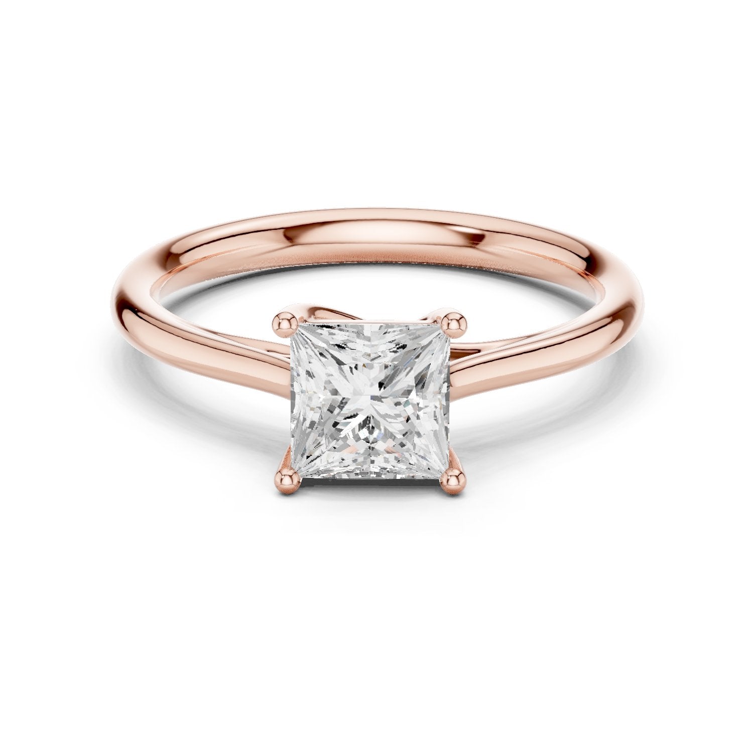 Princess Cut Solitaire Engagement Ring
