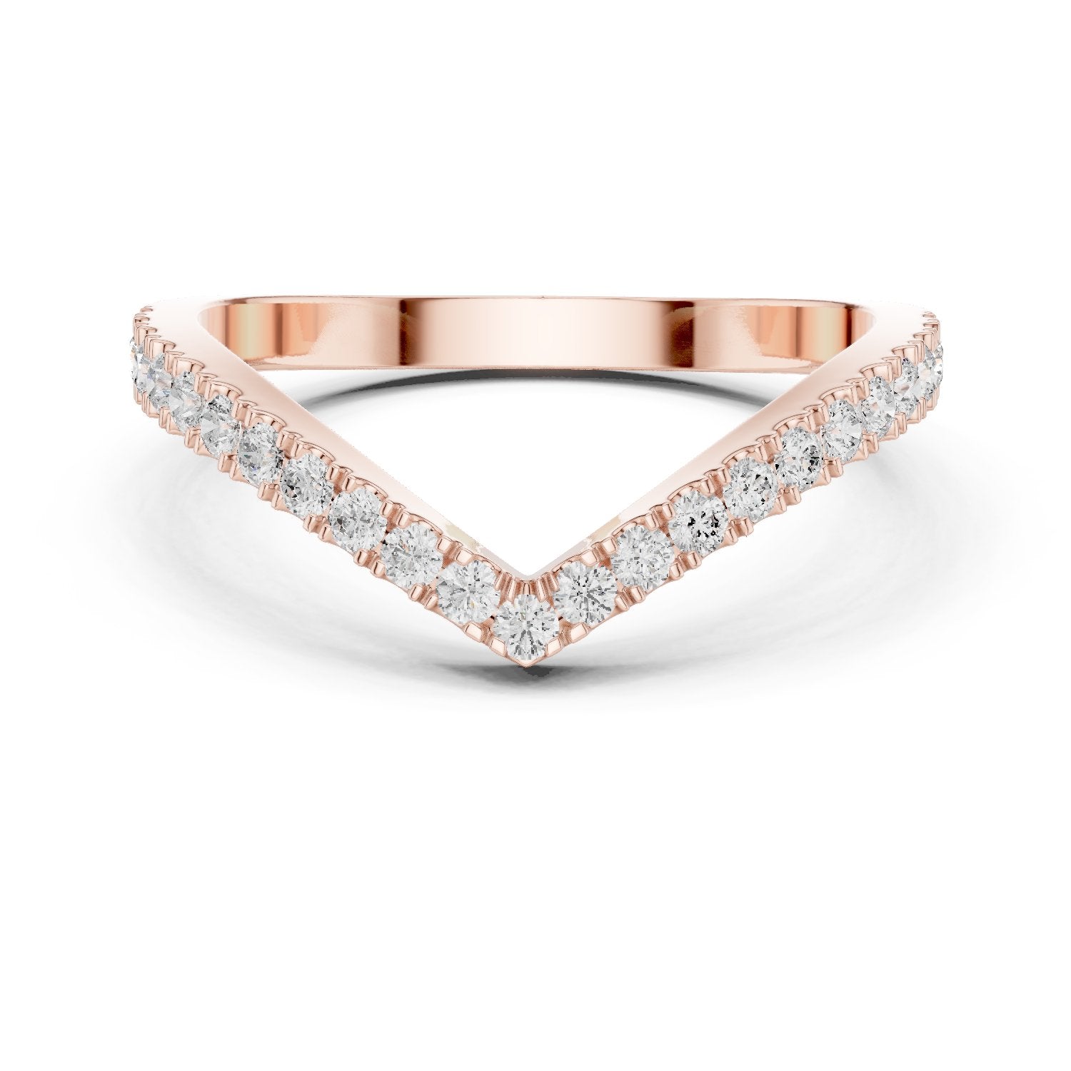 Modish Hidden Halo Diamond Engagement Ring