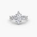 Three-Stone with Pavé Band 2 - VYKA Diamonds