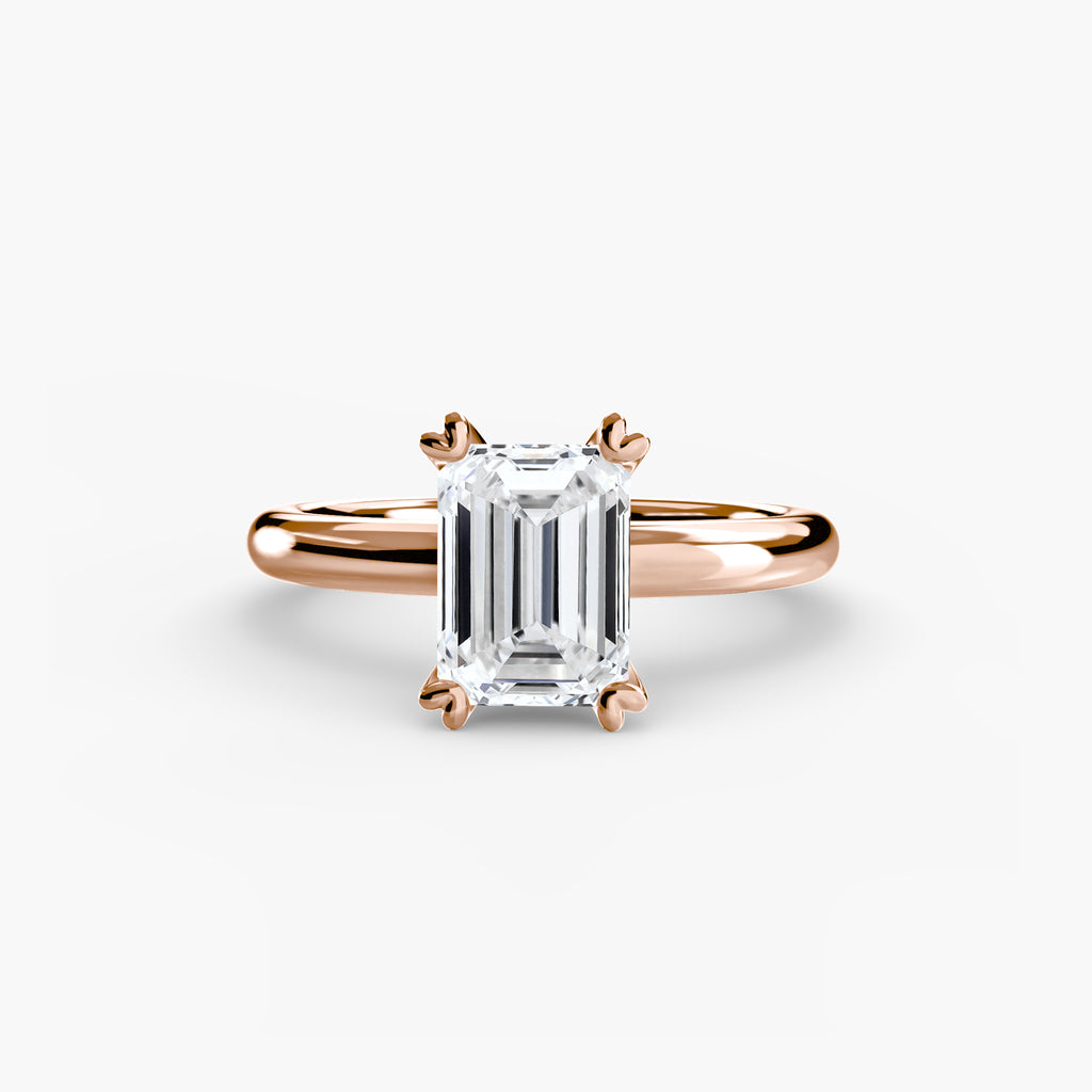 Solitaire ring 2 - diamond engagement ring - VYKA Diamonds