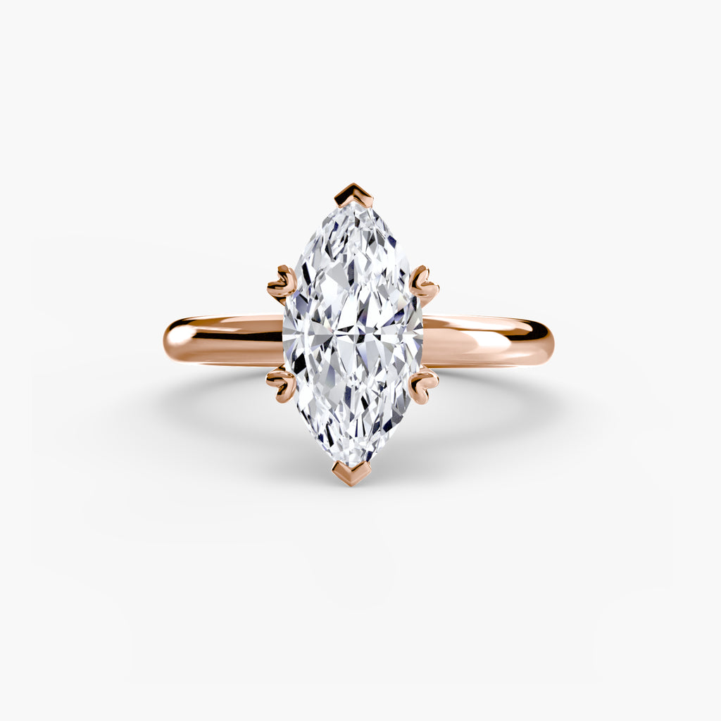 Solitaire ring 2 - diamond engagement ring - VYKA Diamonds