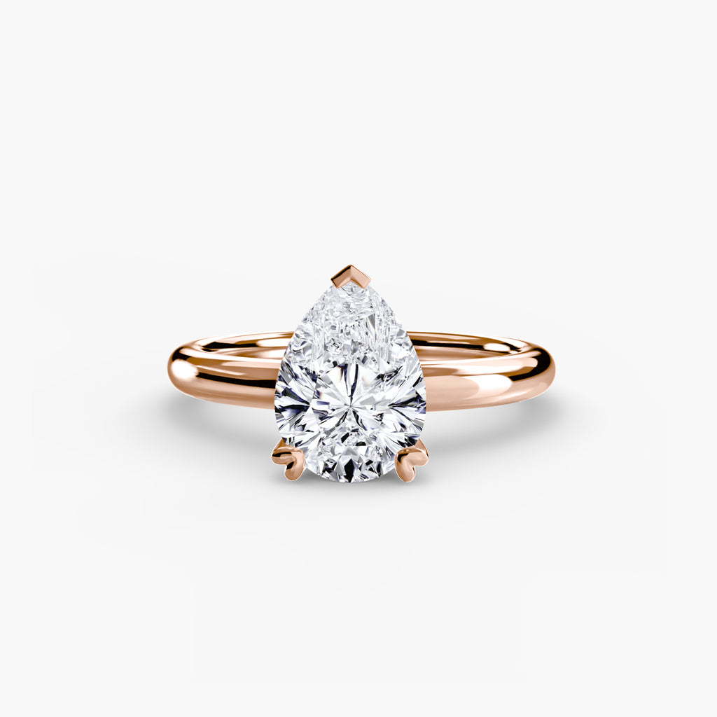 Solitaire ring 2 - diamond engagement ring - VYKA Diamonds