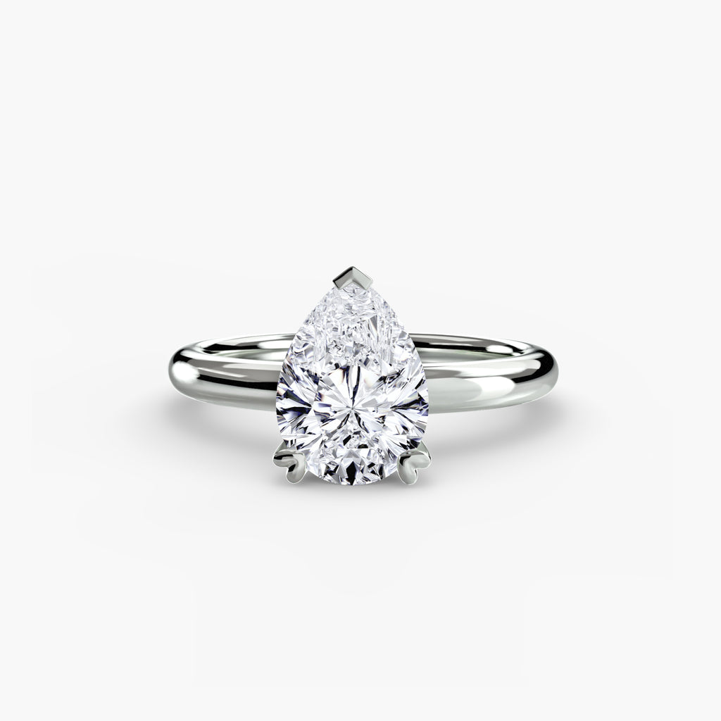 Solitaire ring 2 - diamond engagement ring - VYKA Diamonds