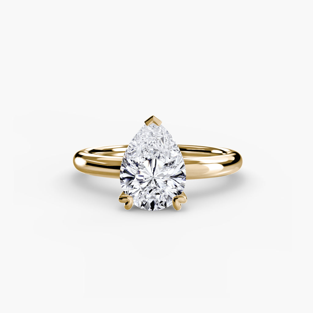 Solitaire ring 2 - diamond engagement ring - VYKA Diamonds