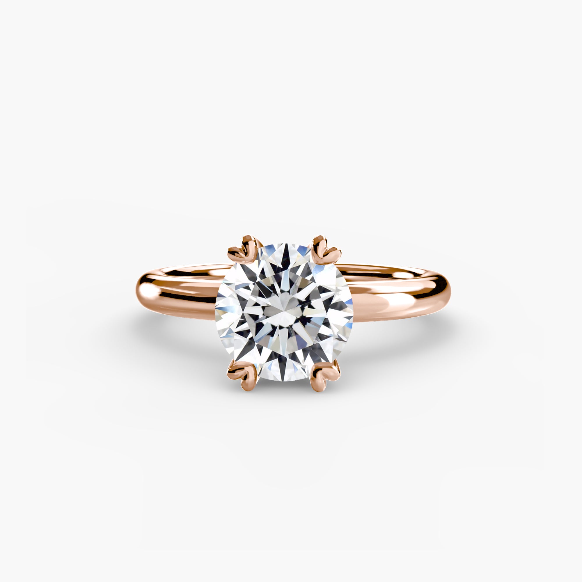 Solitaire ring 2 - diamond engagement ring - VYKA Diamonds