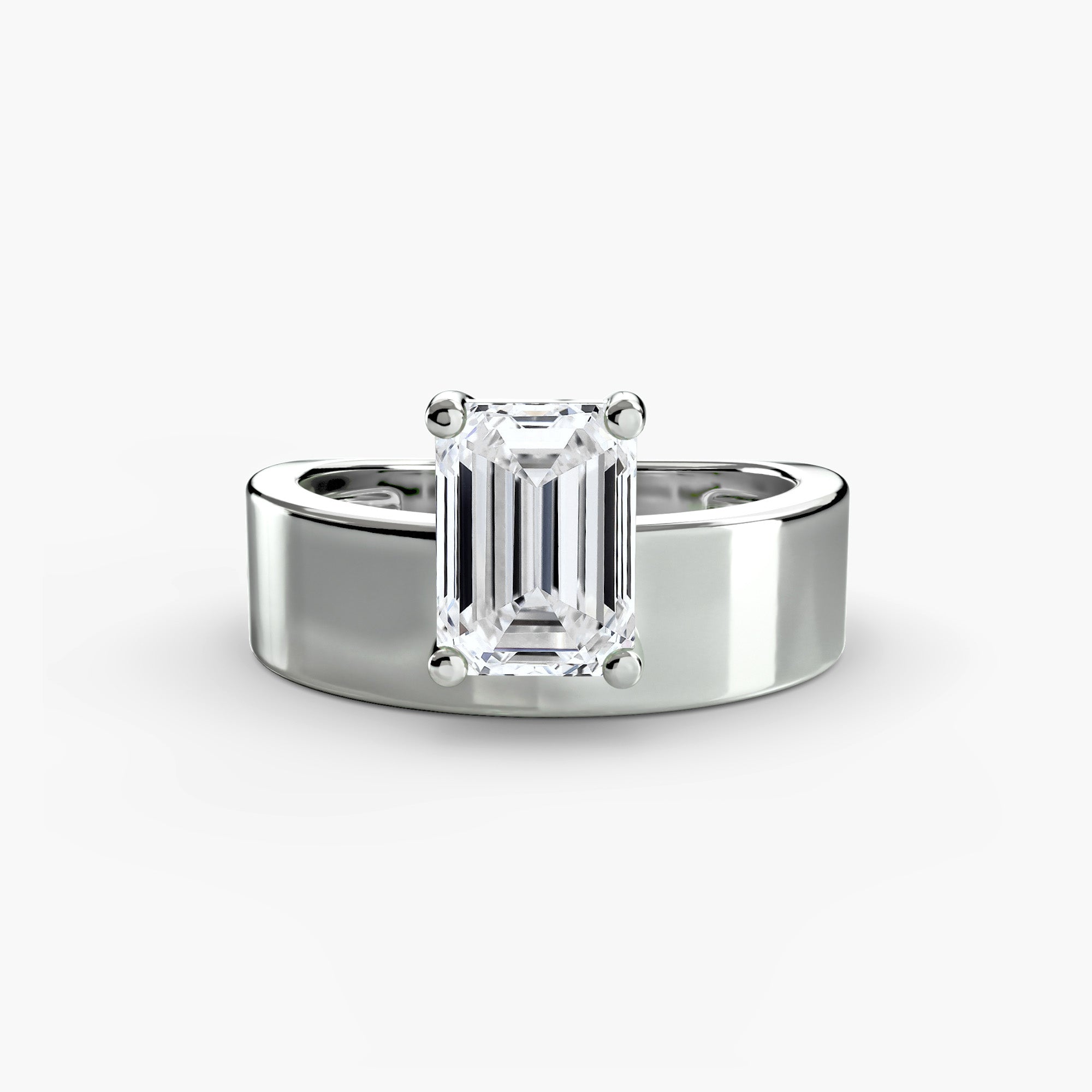 Wide Band Solitaire 2 - VYKA Diamonds
