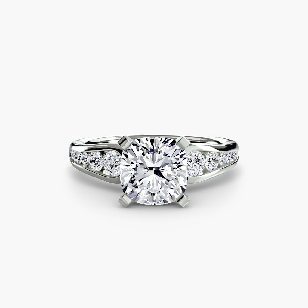 Solitaire with Pavé 2 - VYKA Diamonds