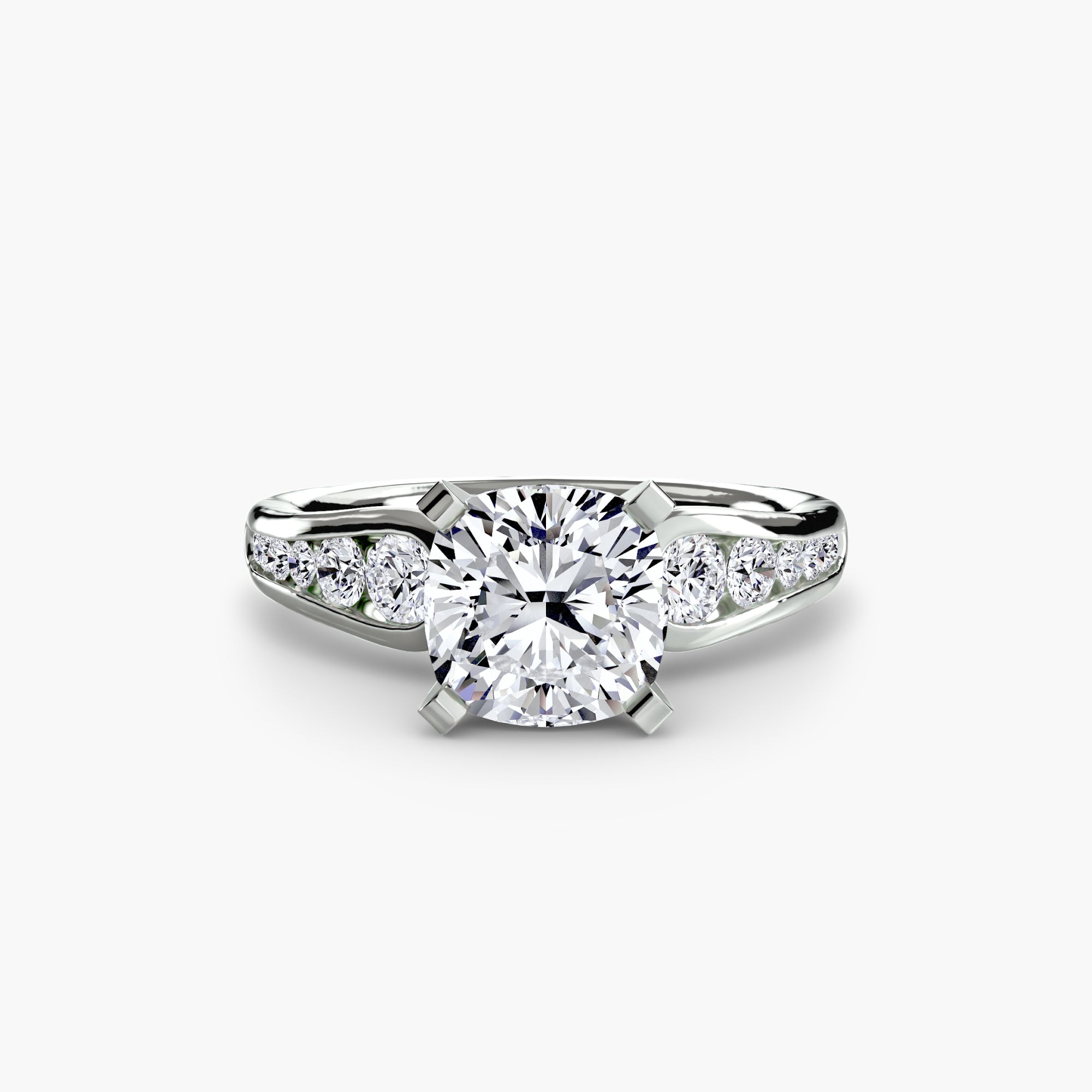 Solitaire with Pavé 2 - VYKA Diamonds