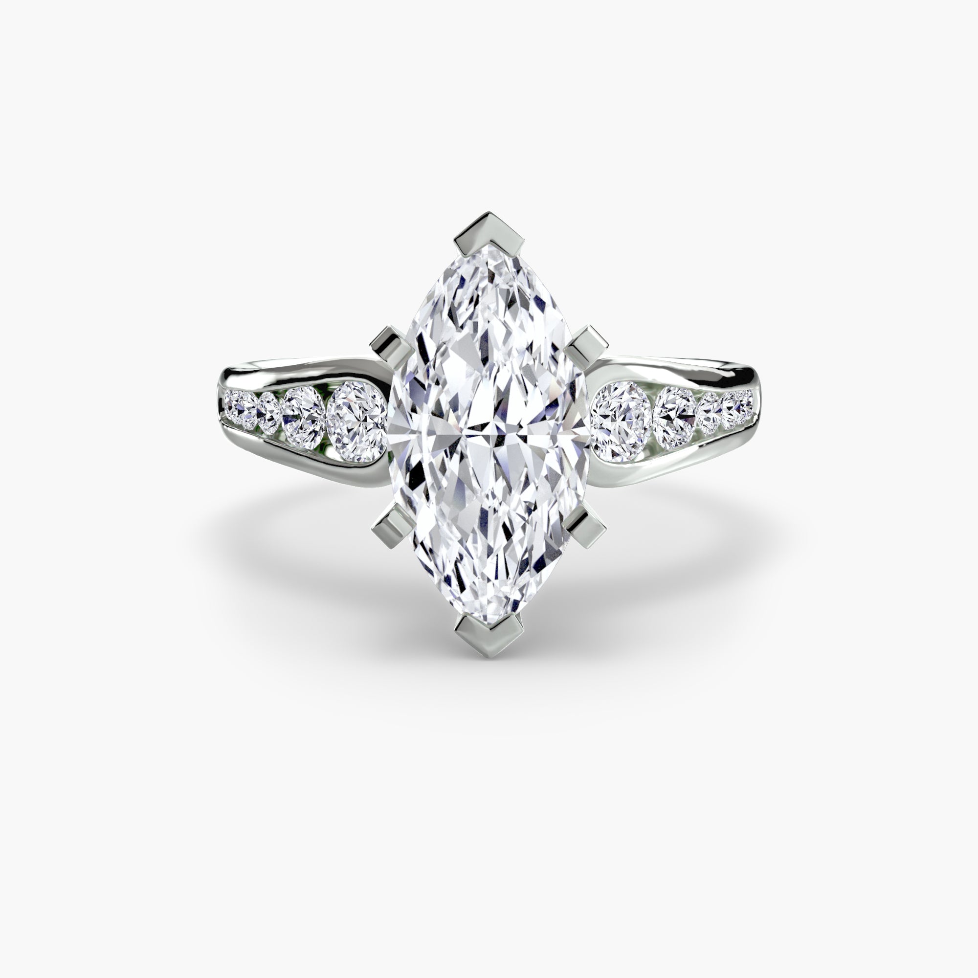 Solitaire with Pavé 2 - VYKA Diamonds