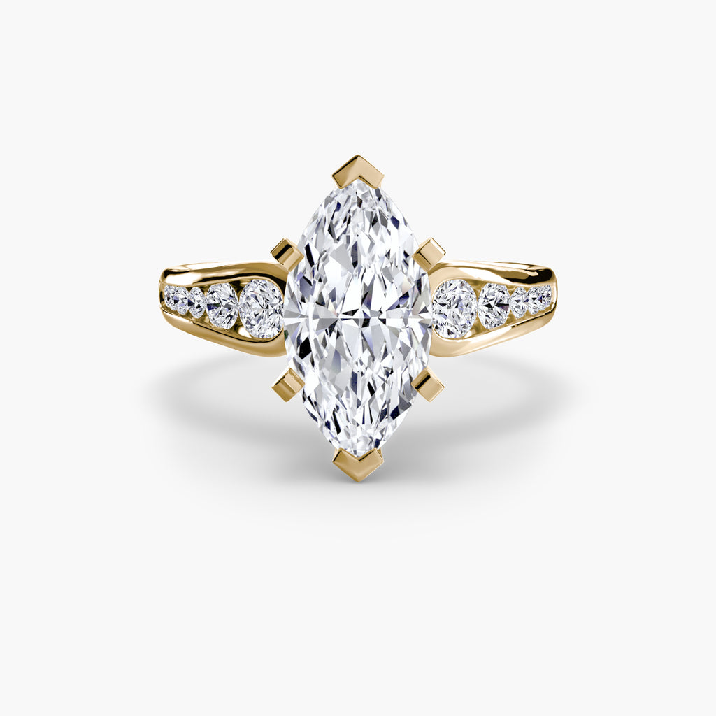 Solitaire with Pavé 2 - VYKA Diamonds