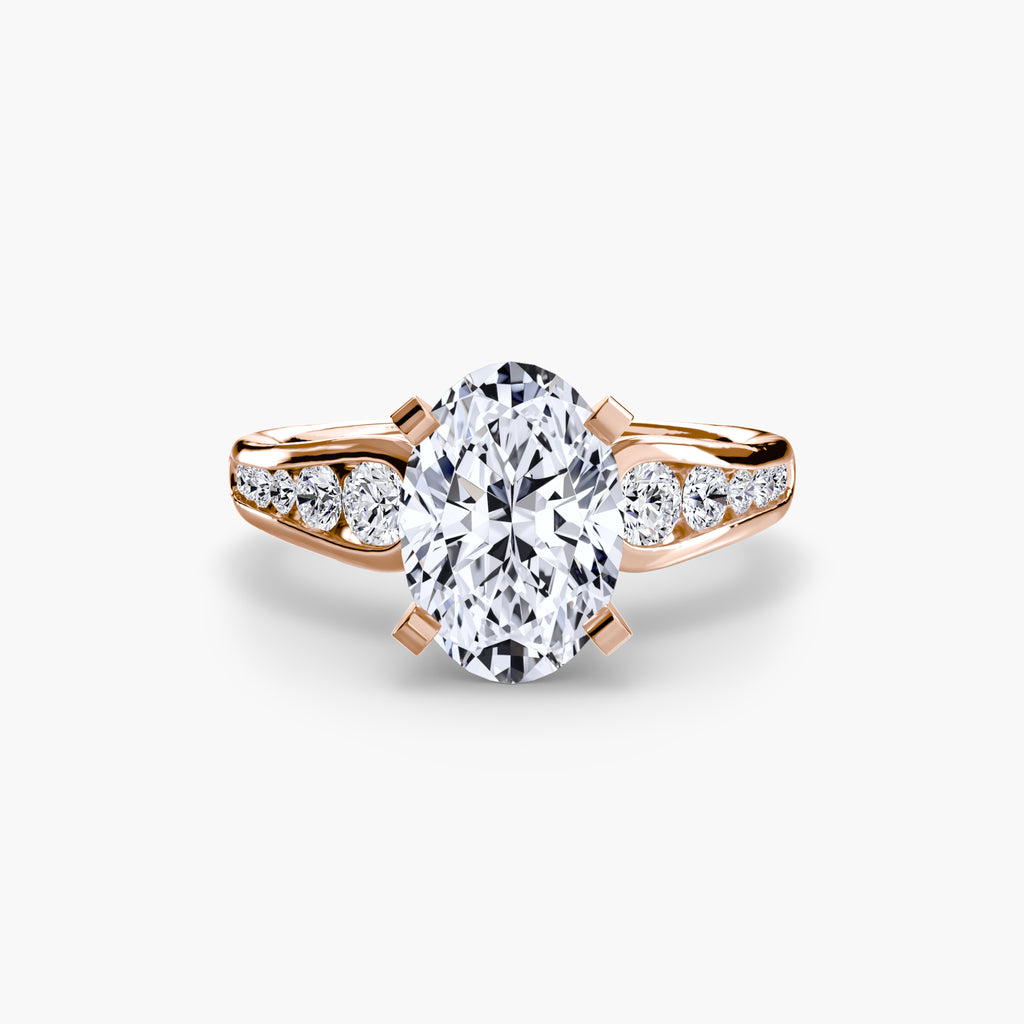 Solitaire with Pavé 2 - VYKA Diamonds