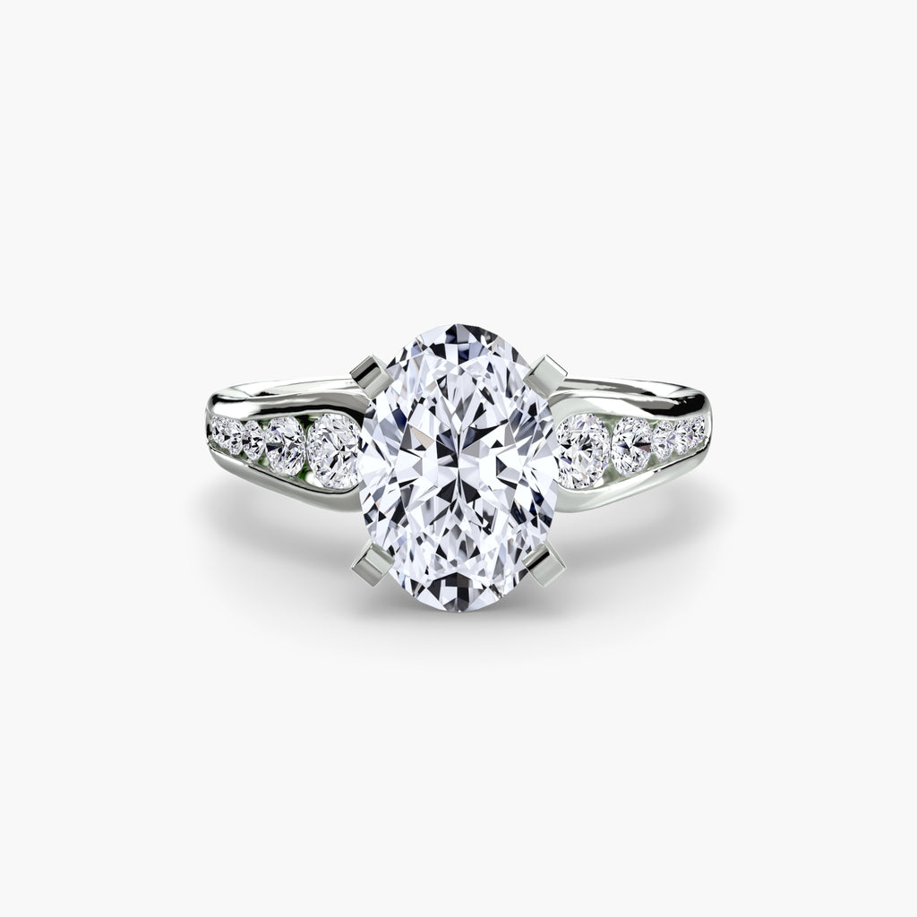 Solitaire with Pavé 2 - VYKA Diamonds