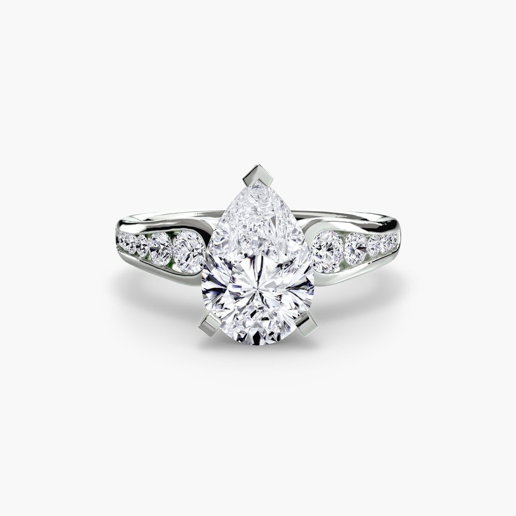 Solitaire with Pavé 2 - VYKA Diamonds
