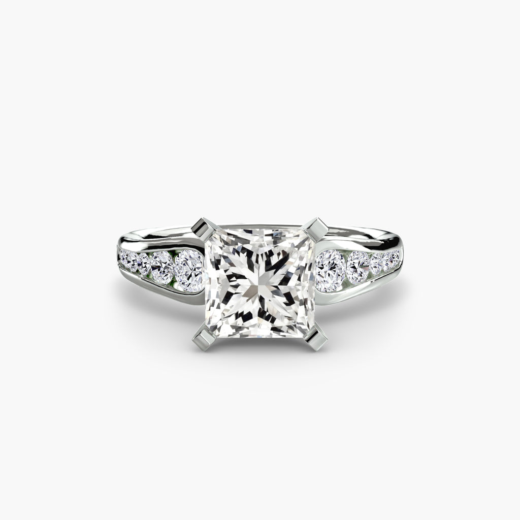 Solitaire with Pavé 2 - VYKA Diamonds