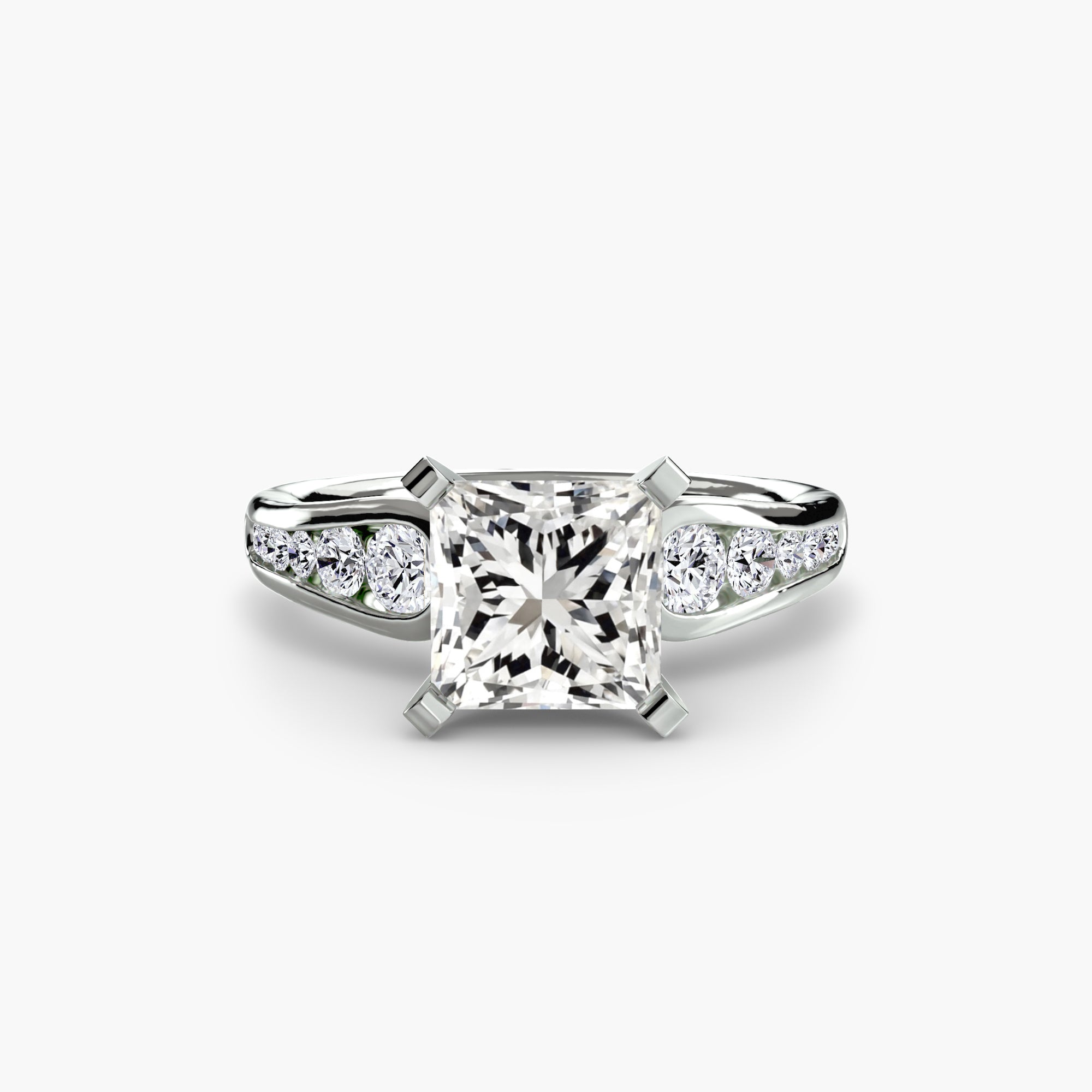 Solitaire with Pavé 2 - VYKA Diamonds