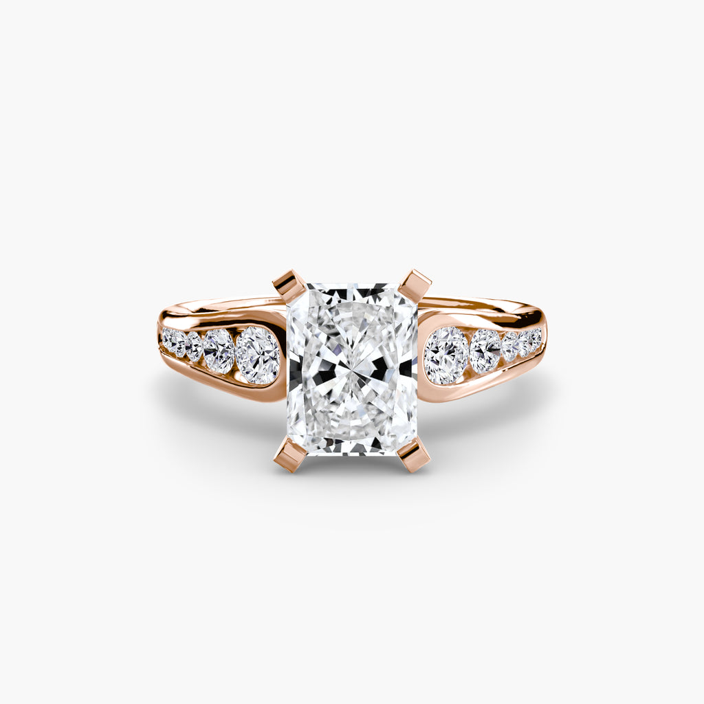 Solitaire with Pavé 2 - VYKA Diamonds