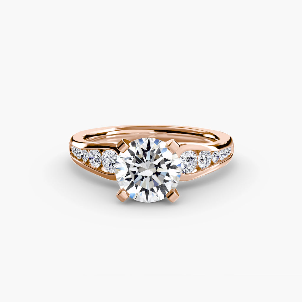Solitaire with Pavé 2 - VYKA Diamonds