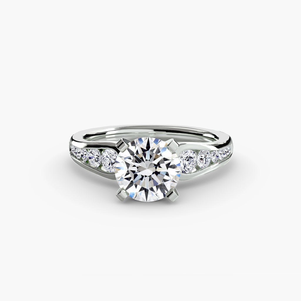 Solitaire with Pavé 2 - VYKA Diamonds