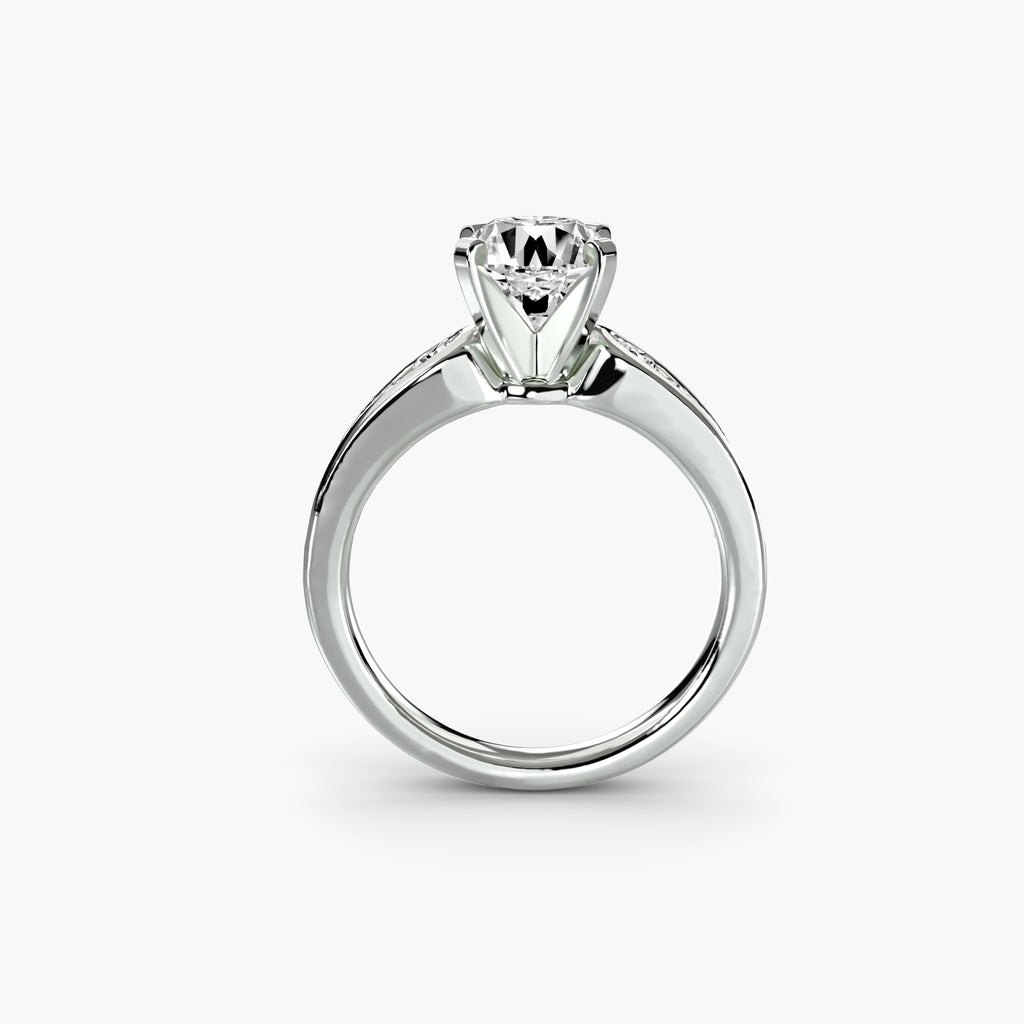 Solitaire with Pavé 2 - VYKA Diamonds