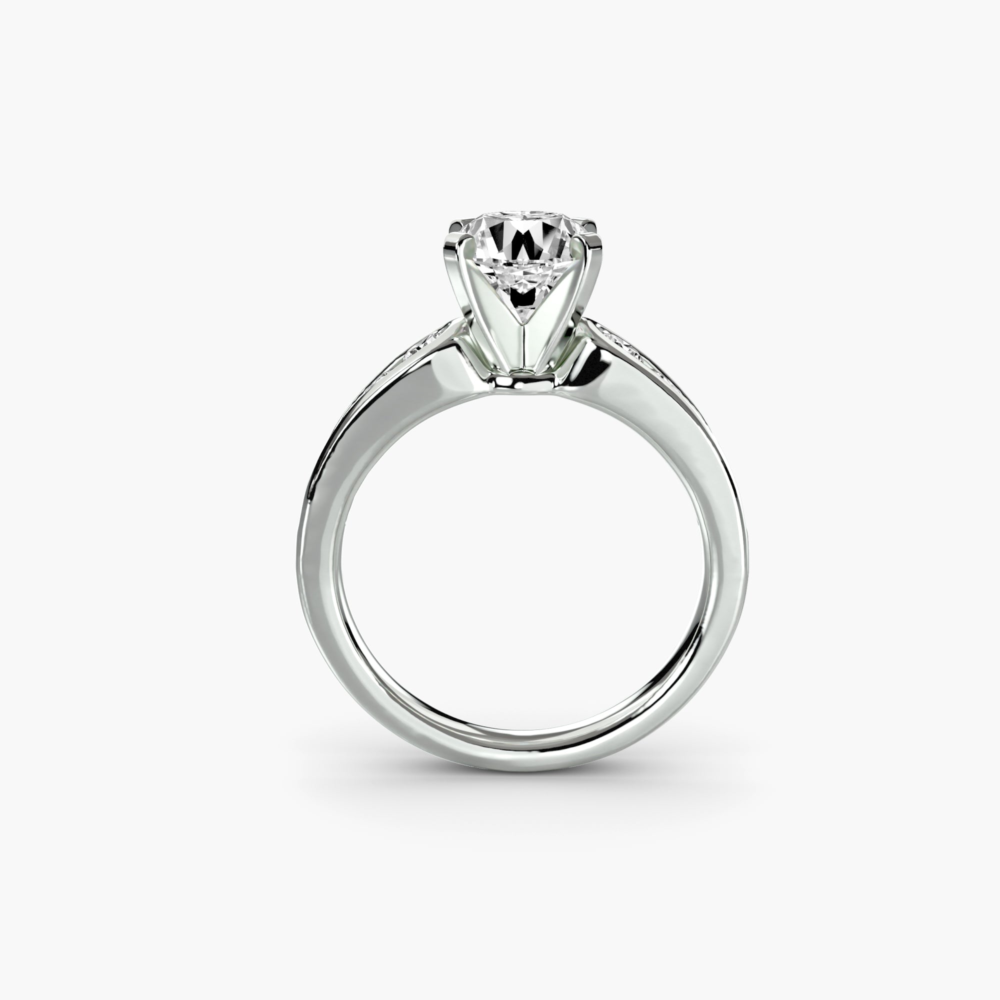 Solitaire with Pavé 2 - VYKA Diamonds