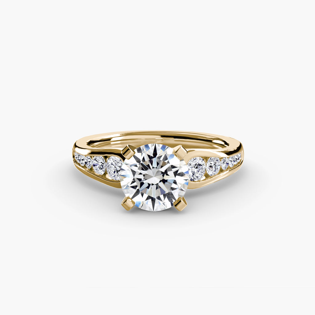 Solitaire with Pavé 2 - VYKA Diamonds
