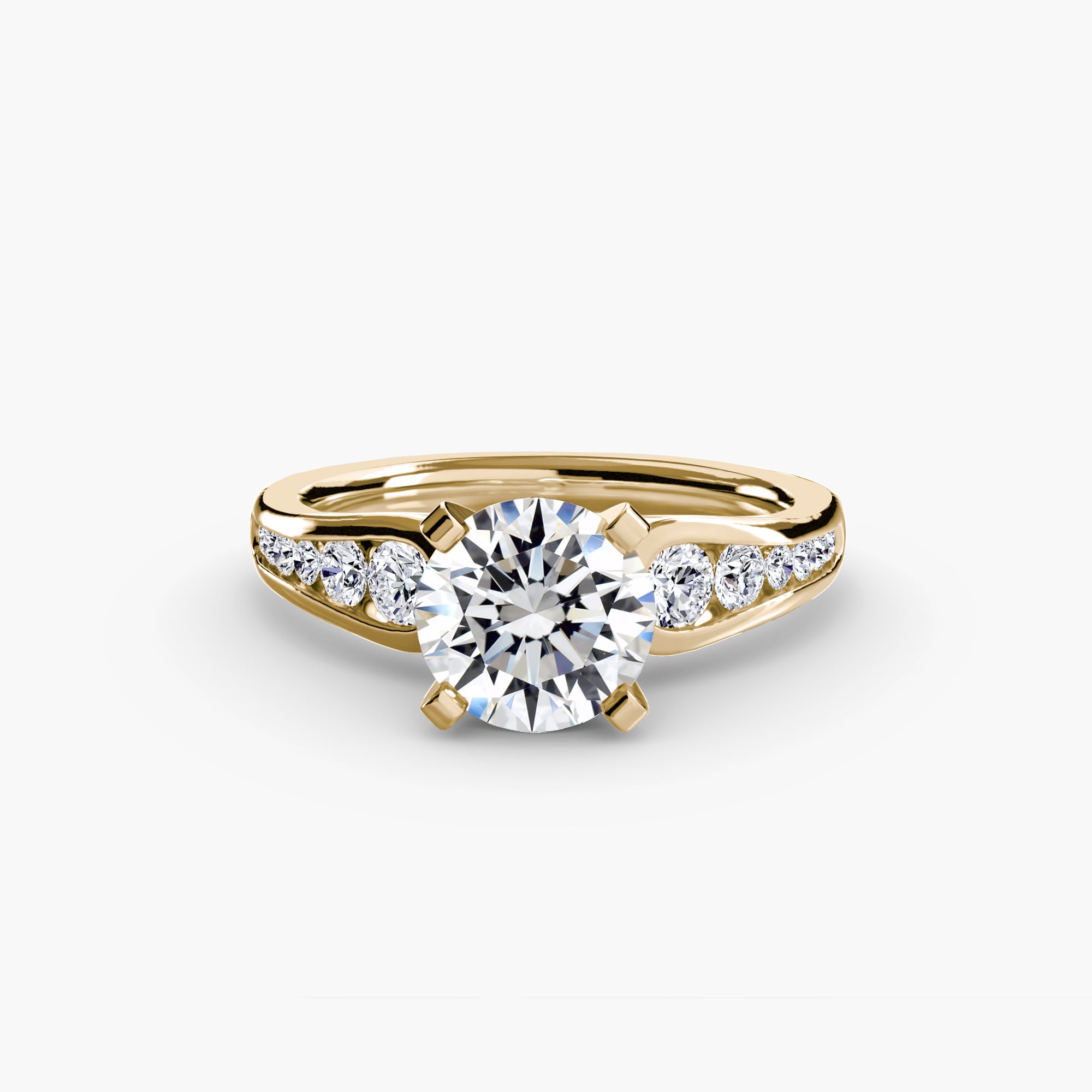 Solitaire with Pavé 2 - VYKA Diamonds